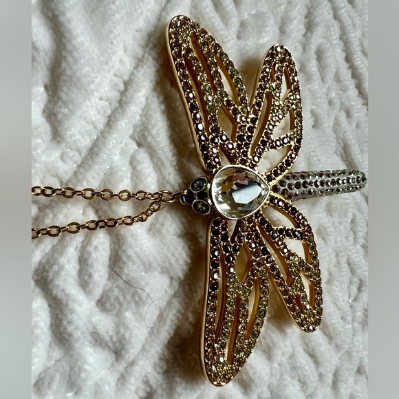 Swarovski dragonfly necklace - Picture 8 of 15